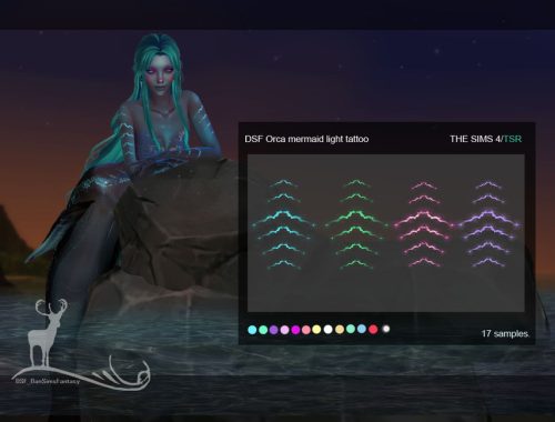 DSF ORCA MERMAID TAIL