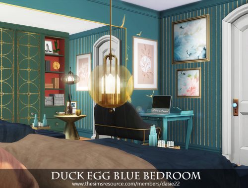 Duck Egg Blue Bedroom