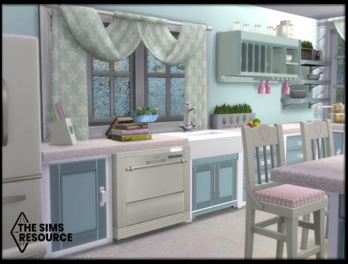 Duck Egg Blue Farmhouse Kitchen