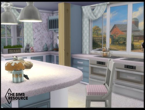 Duck Egg Blue Farmhouse Kitchen