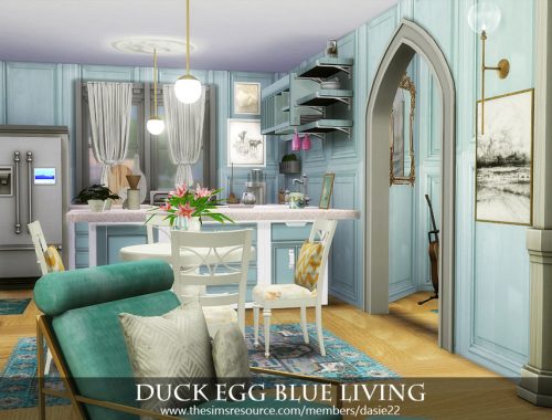 Duck Egg Blue Living
