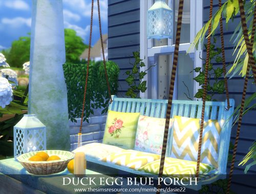 Duck Egg Blue Porch