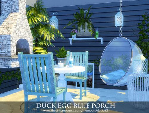 Duck Egg Blue Porch
