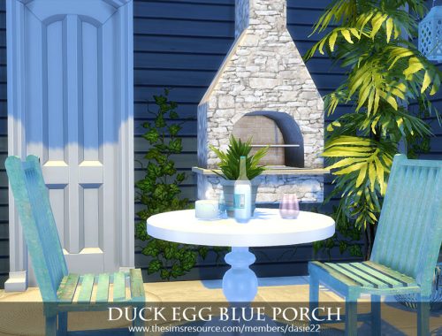 Duck Egg Blue Porch