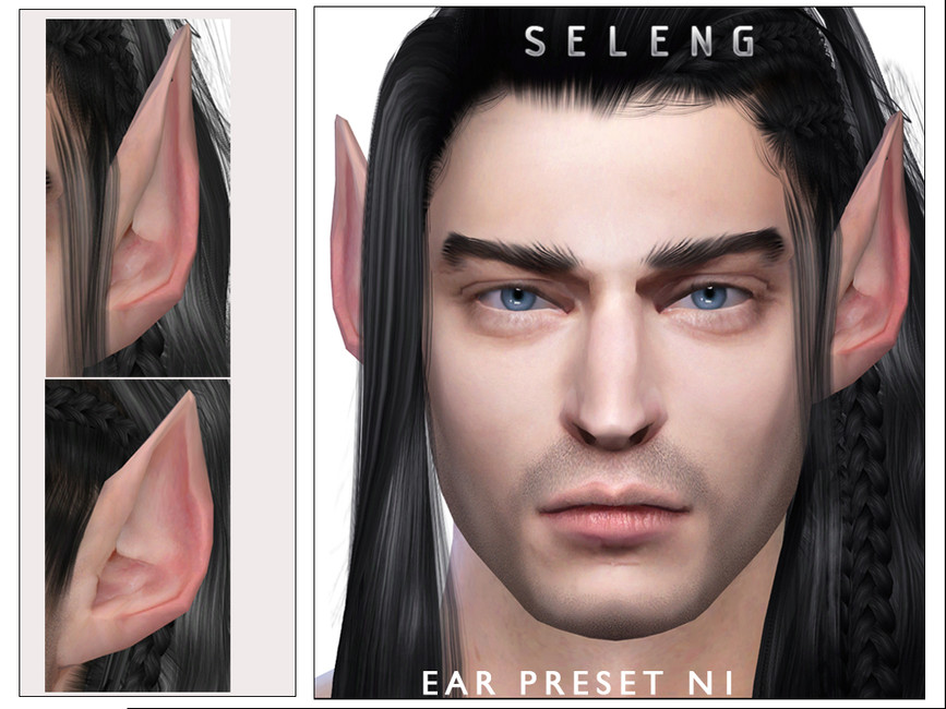 Ear Preset N1 Elf Ears The Sims 4 Catalog