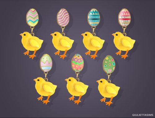 Easter Chicks Earrings For Toddlers