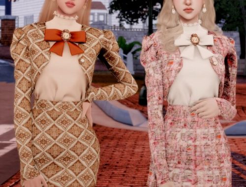 Elegance Tweed Twopiece at RIMINGs
