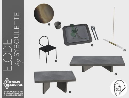 Elodie dining set