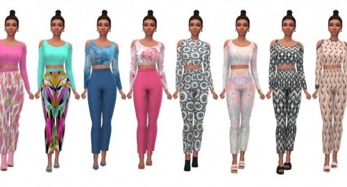 EP03 CROPPED PANTS at Sims4Sue