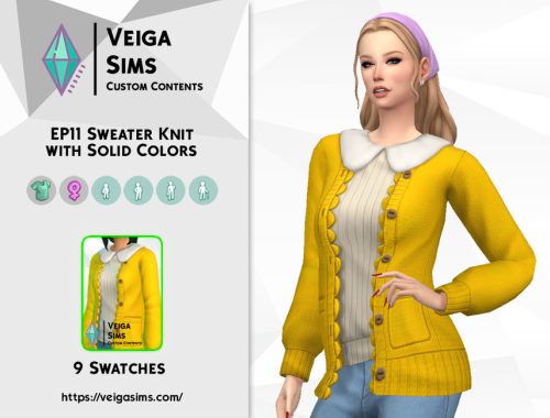 EP11 Sweater Knit with Solid Colors