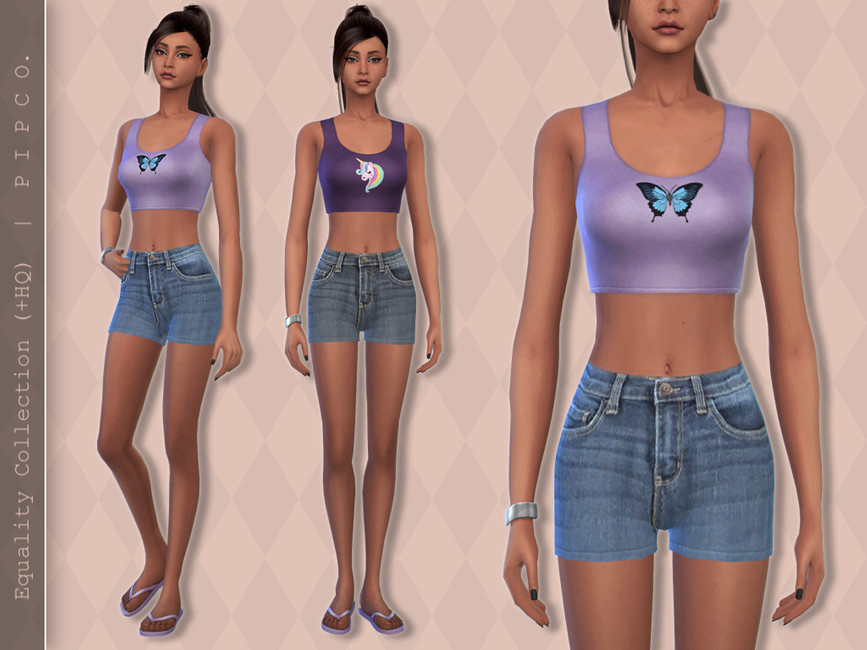Equality Top Collab The Sims 4 Catalog