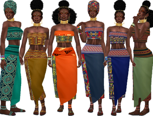 Ethnic tube top recolor