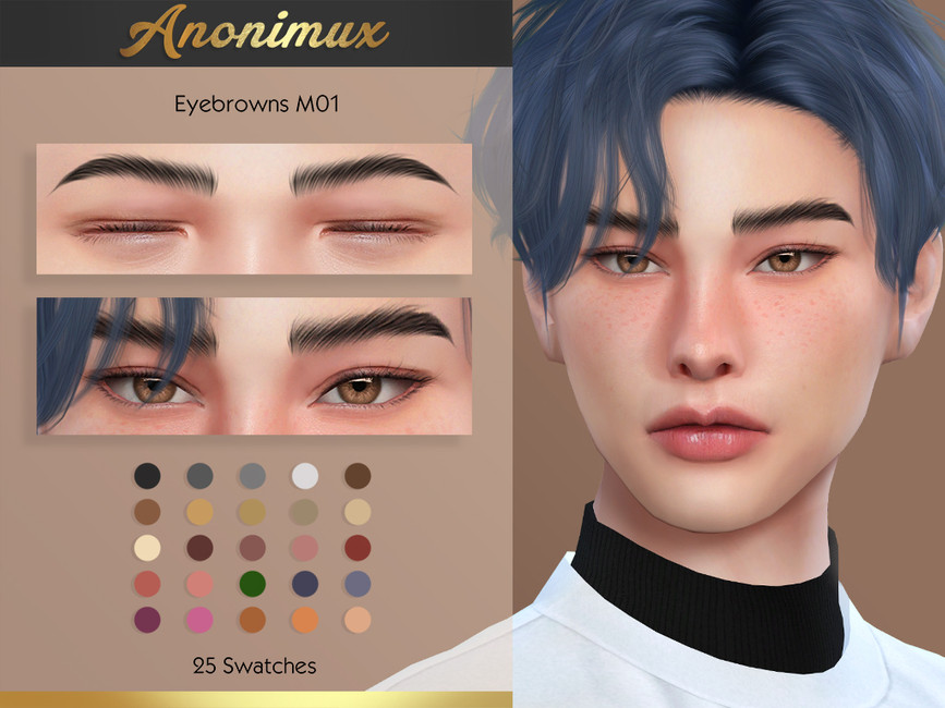 Eyebrows M01 - The Sims 4 Catalog