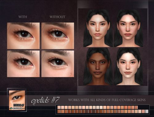 Eyelids 7 - Monolids