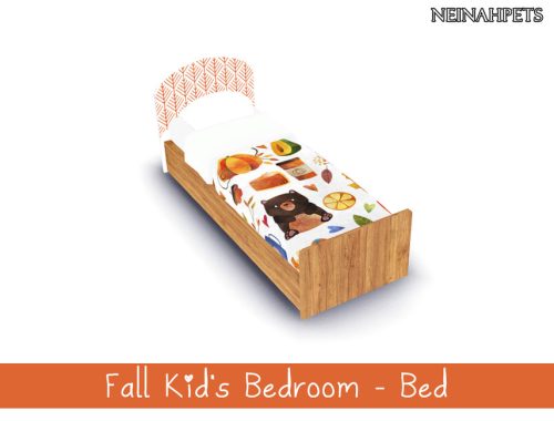 Fall Kid's Bedroom {Mesh Required}