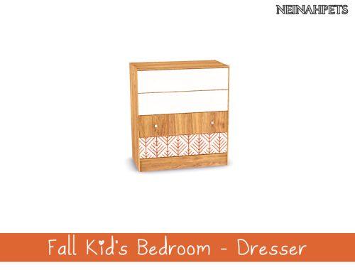Fall Kid's Bedroom {Mesh Required}