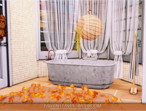 Fallen Leaves - Bathroom