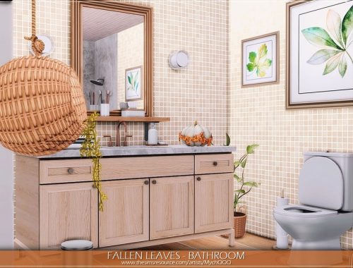 Fallen Leaves - Bathroom