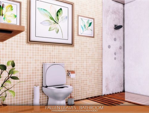 Fallen Leaves - Bathroom