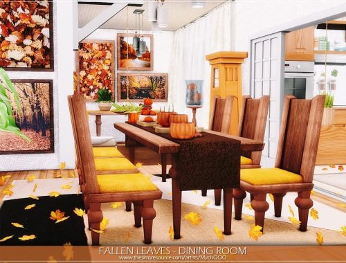Fallen Leaves – Dining Room