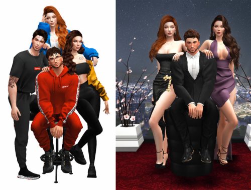 Fashion magazine II (Pose pack)