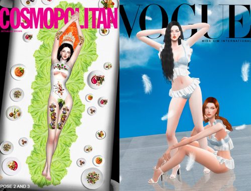 Fashion magazine (Pose Pack)