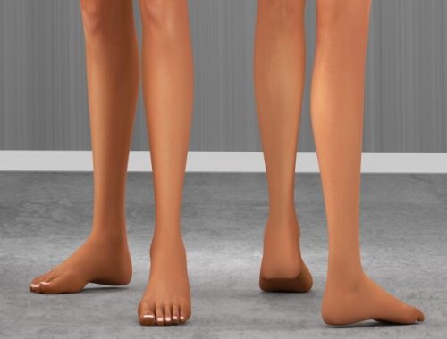 FEMALE DETAILED FOOT PACK at REDHEADSIMS