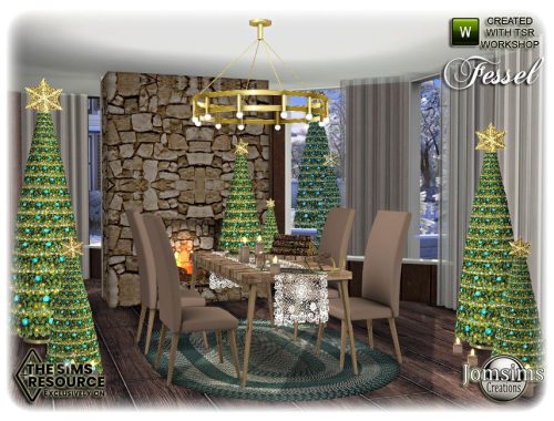 Fessel christmas dining room
