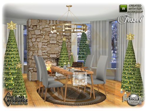 Fessel christmas dining room