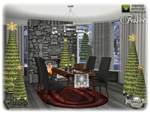 Fessel christmas dining room