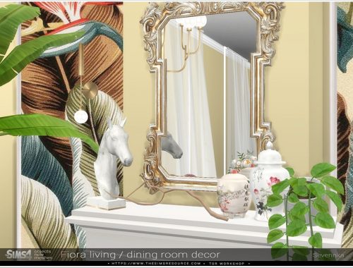 Fiora living/dining room decor