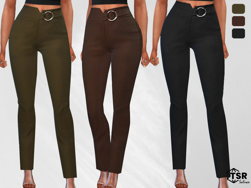 Fit Mesh Ring Trouser Pants - The Sims 4 Catalog