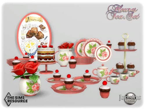 Fleures tea set