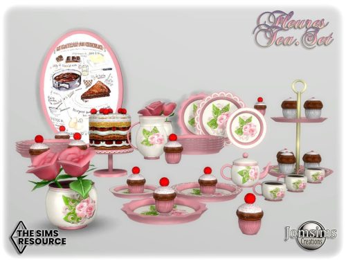 Fleures tea set
