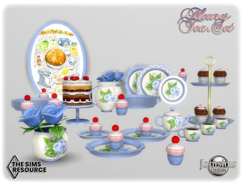 Fleures tea set