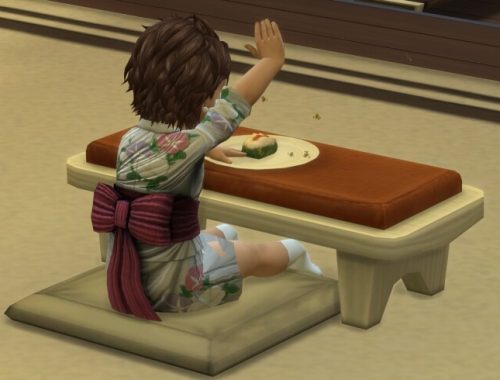 Floor Cushion Highchair by BlueHorse