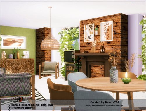 Flora-Livingroom-CC only TSR
