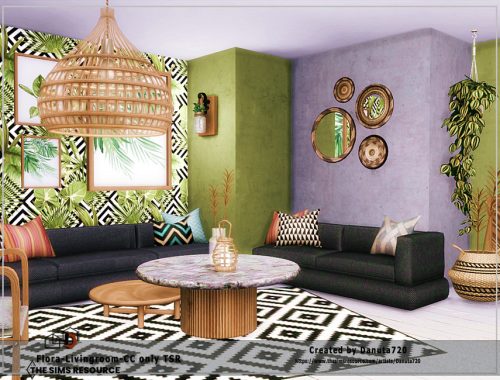 Flora-Livingroom-CC only TSR