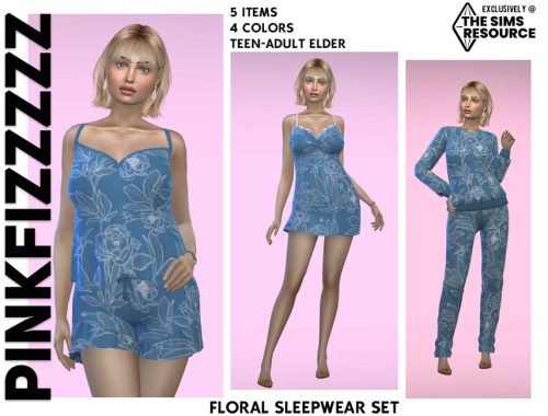 Floral Sleepwear Set