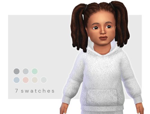 Fluffy toddler set