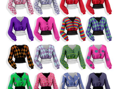 FM iridescent winter & heart shape sets at Bedisfull – iridescent