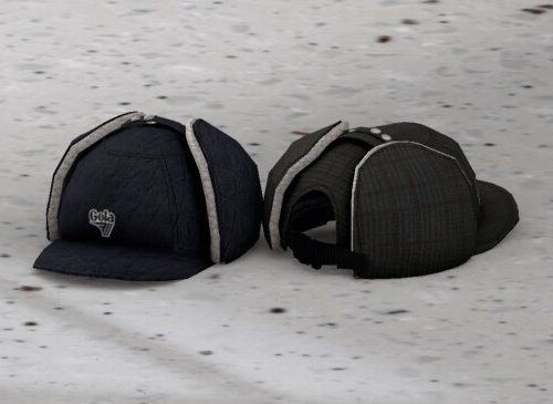 FM&M Black dog fur trapper hats at Bedisfull – iridescent
