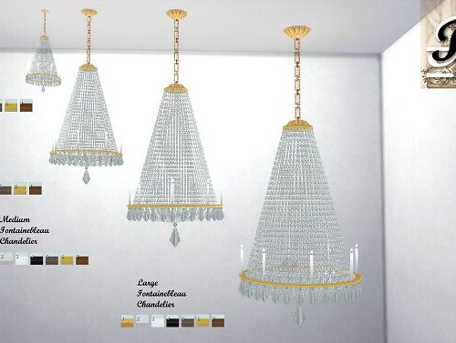 Fontainebleau Chandelier Set