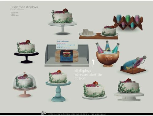 Food frige displays