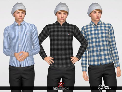 Formal Shirt 05 for Male Sim
