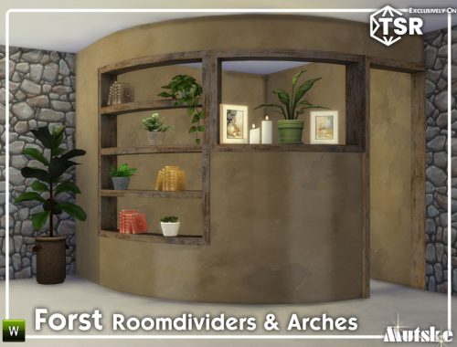 Forst Curved Bookcases and Arches Model 3