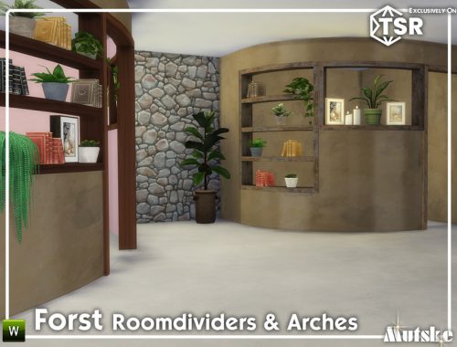 Forst Curved Bookcases and Arches Model 3