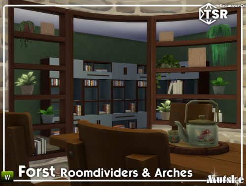 Forst Curved Bookcases and Arches Model 3