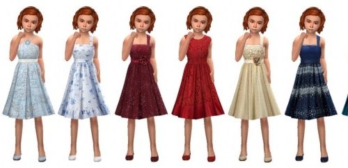 FP01 FLARED DRESS CF at Sims4Sue