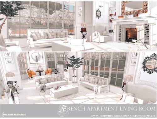 French Apartment Living Room